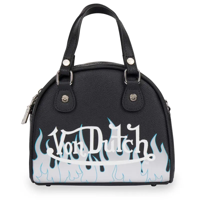 Von Dutch City of Angels Silver Blue Bowling Bag sold by Von Dutch