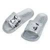 Women's Silver Foil Reflective Slides sold by Von Dutch