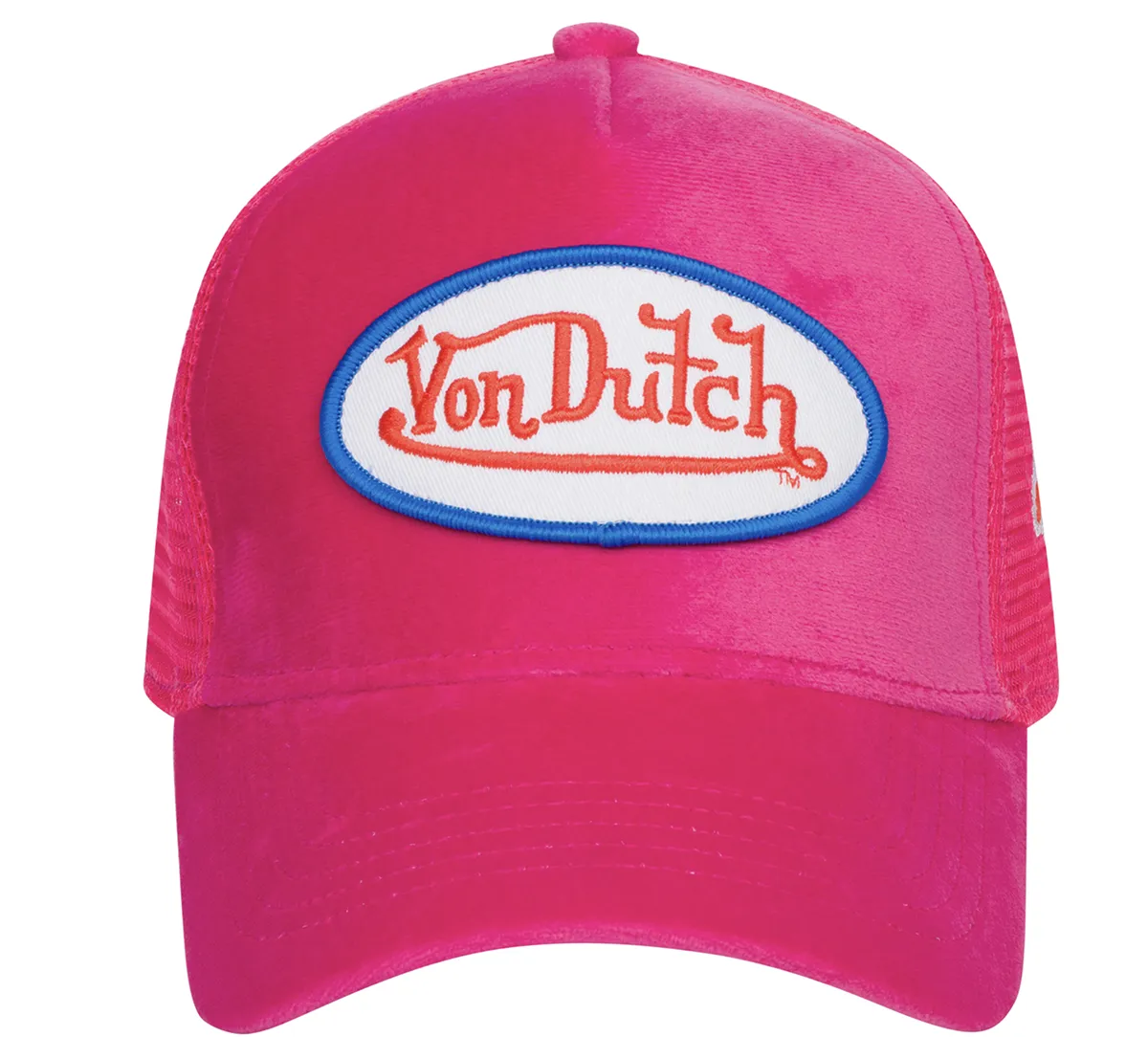 Hollywood Velvet Hot Pink Trucker sold by Von Dutch