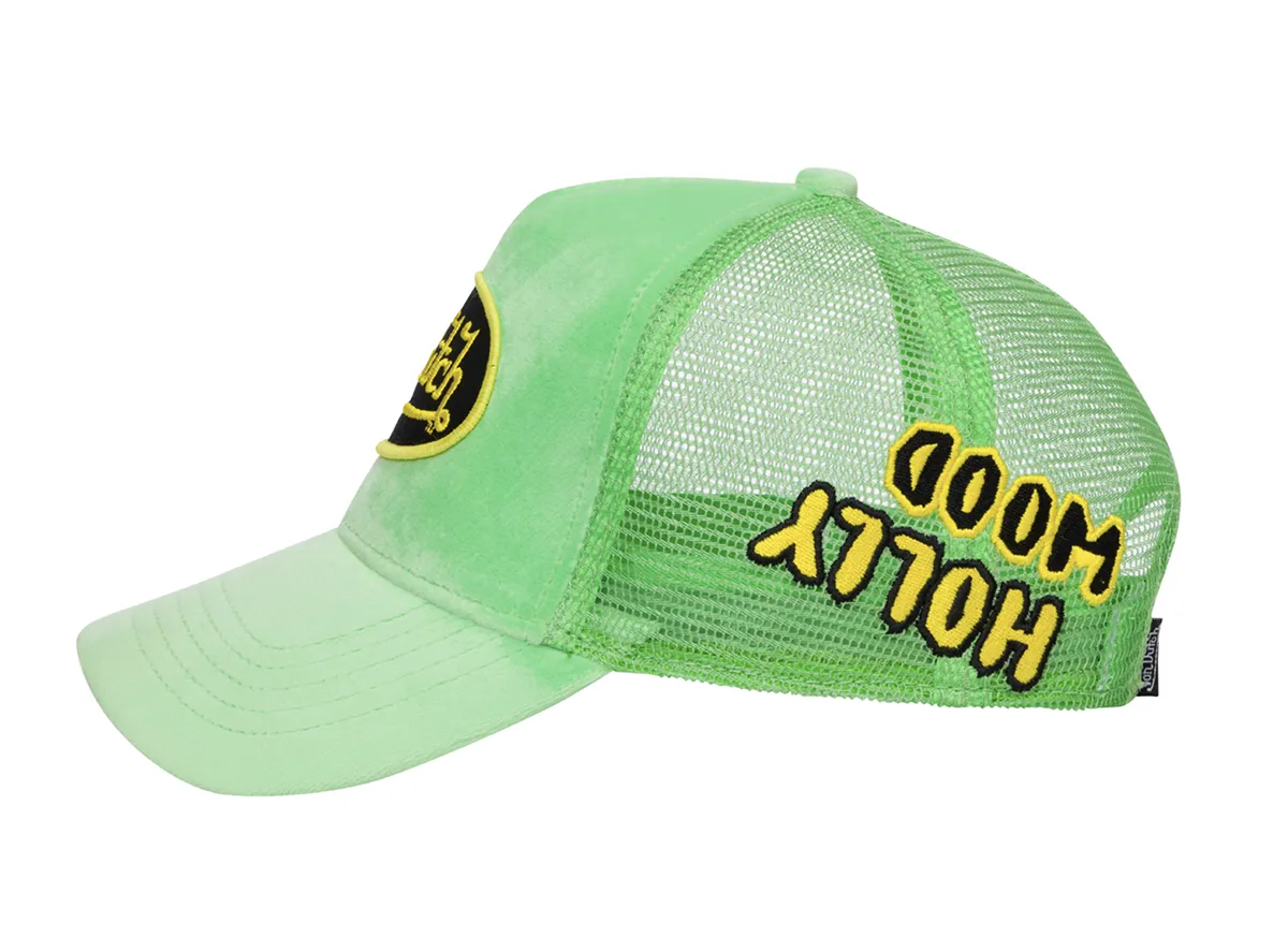 Hollywood Velvet Lime Green Trucker sold by Von Dutch product image thumbnail 2