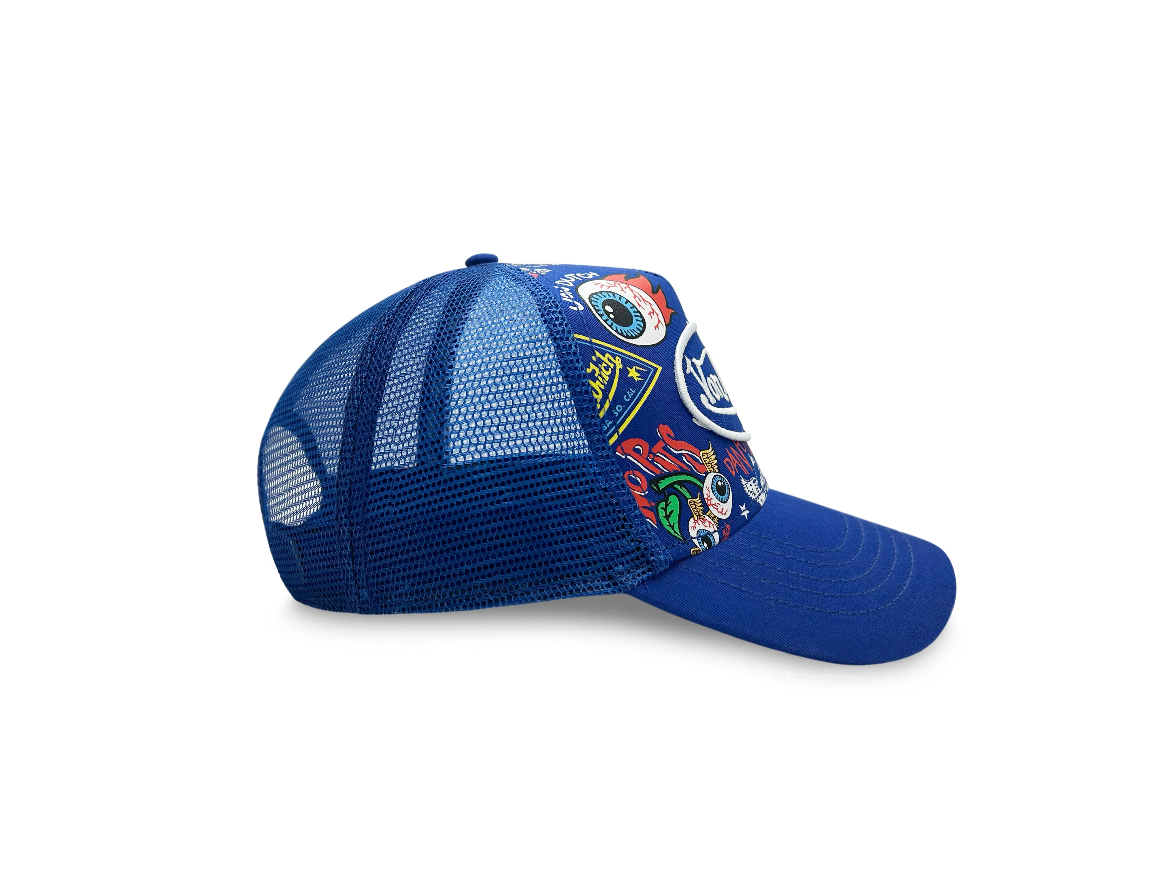 Jax Blue All-Over-Print-Trucker sold by Von Dutch product image thumbnail 2