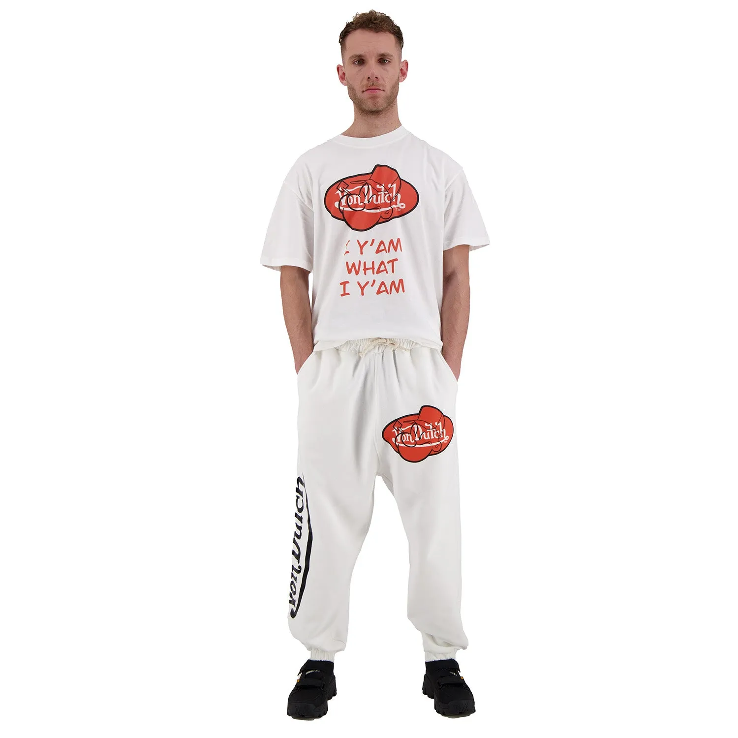 Von Dutch x Popeye Oval Joggers - White sold by Von Dutch product image thumbnail 4