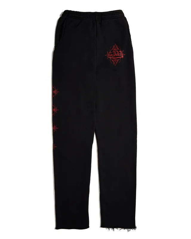 Von Dutch Vintage Black & Red Distressed Chopper Sweats sold by Von Dutch
