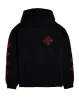 Von Dutch Vintage Black & Red Distressed Chopper Hoodie sold by Von Dutch