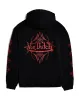 Von Dutch Vintage Black & Red Distressed Chopper Hoodie sold by Von Dutch