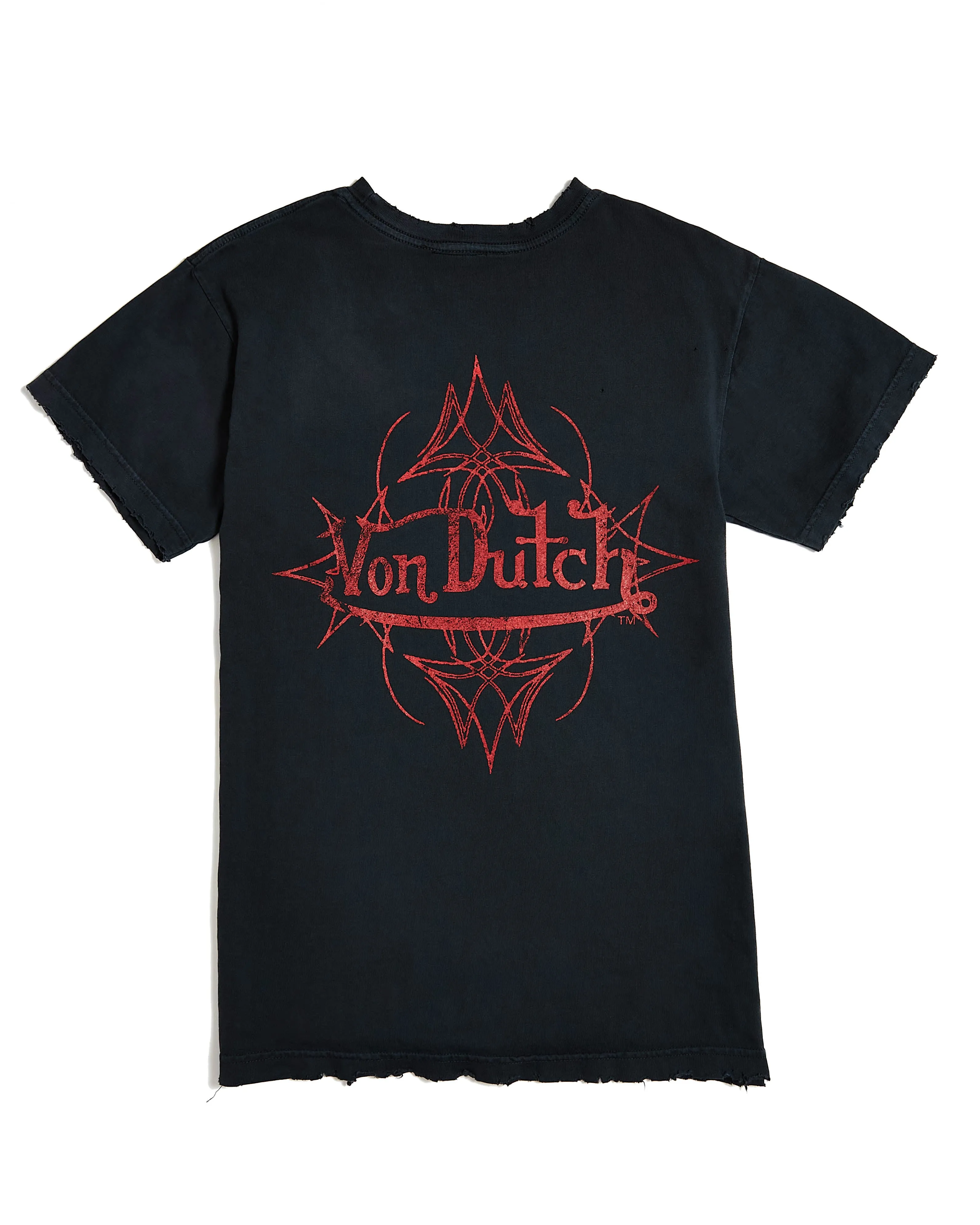 Vintage Black & Red Distressed Chopper Tee sold by Von Dutch product image thumbnail 2
