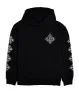 Von Dutch Vintage Black & White Distressed Chopper Hoodie sold by Von Dutch
