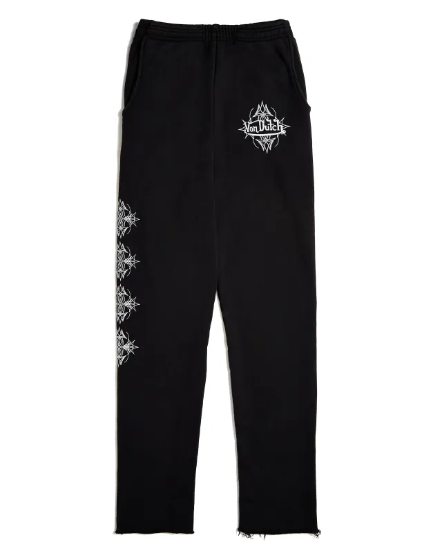 Von Dutch Vintage Black & White Distressed Chopper Sweats sold by Von Dutch