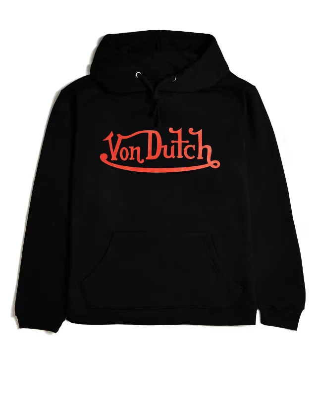 Von Dutch Originals Red on Black Hoodie sold by Von Dutch