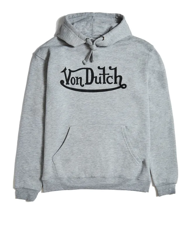 Von Dutch Originals Black on Grey Hoodie sold by Von Dutch
