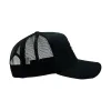 Black and Orange Kustom Classics Logo Trucker Hat sold by Von Dutch