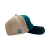 Teal and Black Terry Logo Classic Trucker Hat sold by Von Dutch