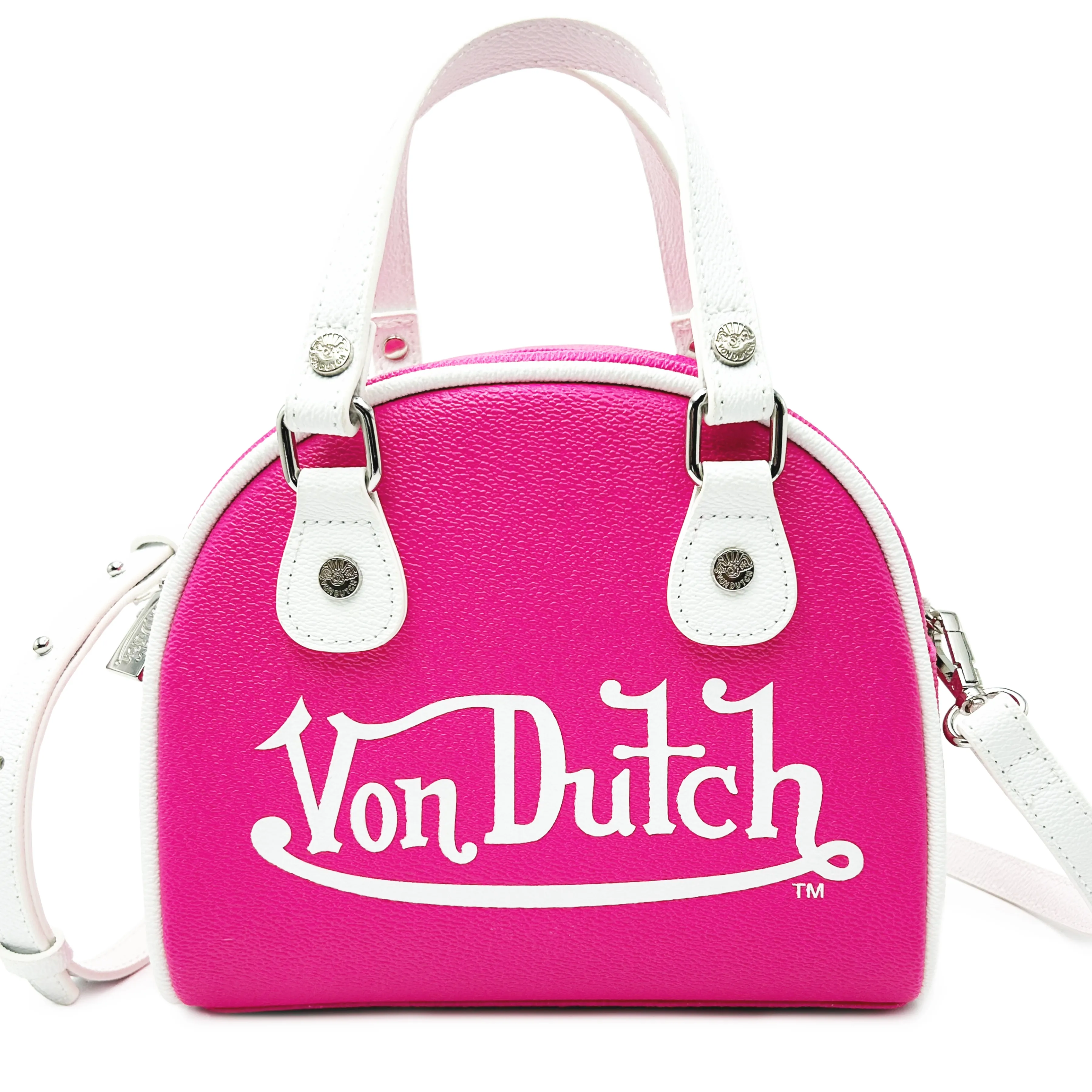 Von Dutch Hot Pink Bowling Bag sold by Von Dutch