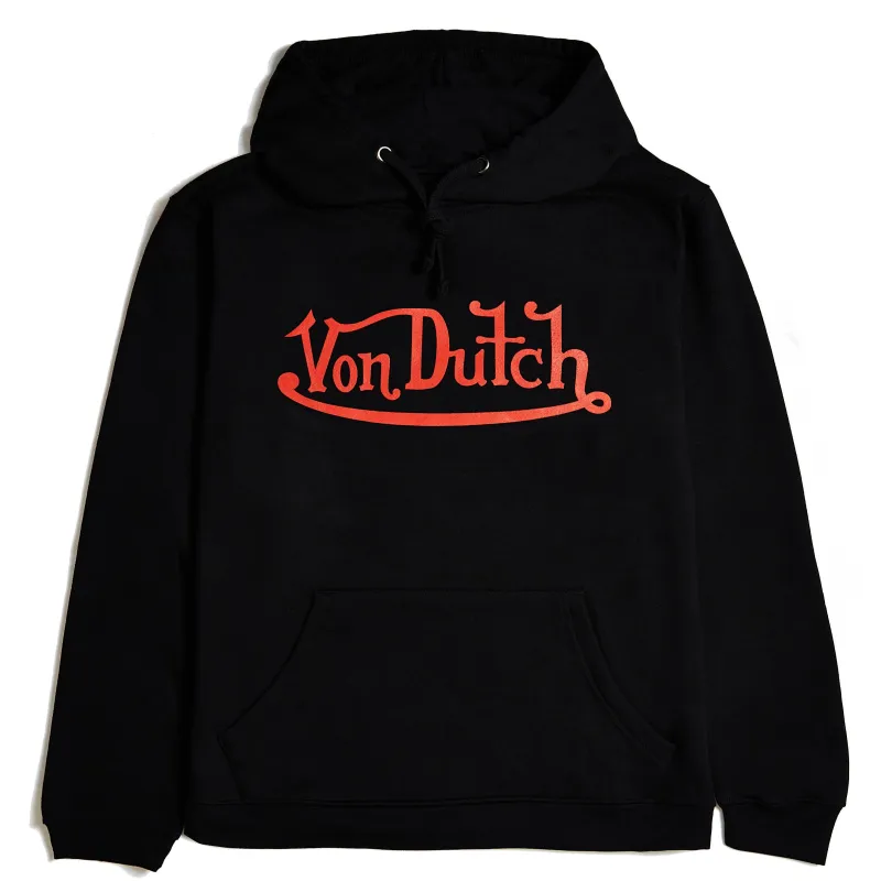 Von Dutch Originals Red on Black Hoodie sold by Von Dutch