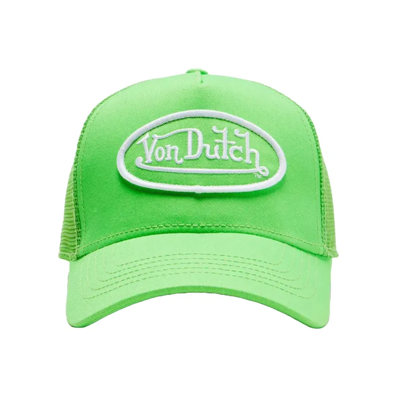 Slime Lime Trucker Hat made by Von Dutch