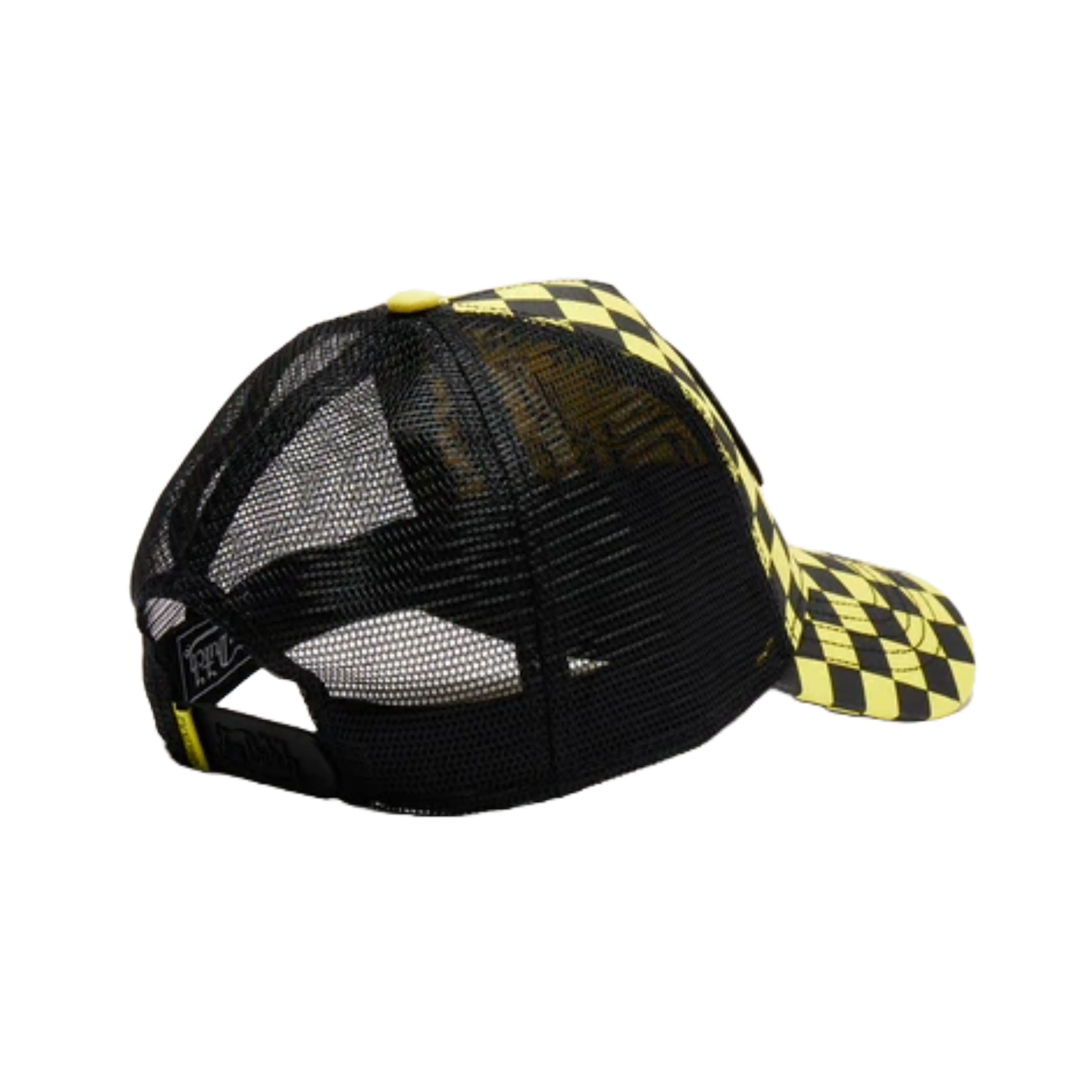 Von Dutch Black/Yellow Checker Trucker Hat sold by Von Dutch product image thumbnail 3