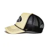 Black Straw Trucker Hat sold by Von Dutch