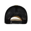 Black Straw Trucker Hat sold by Von Dutch