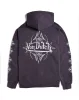Von Dutch Vintage Dark Purple & White Distressed Chopper Hoodie sold by Von Dutch