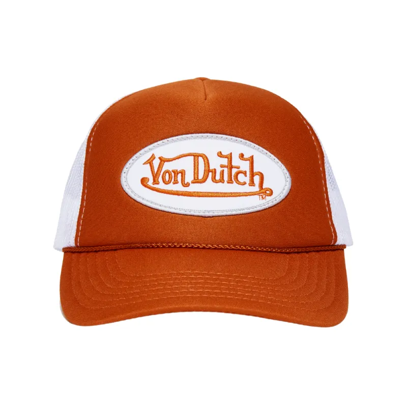Rust Foam Trucker Hat sold by Von Dutch