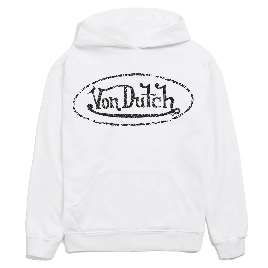 White French Terry Washed Logo Hoodie sold by Von Dutch