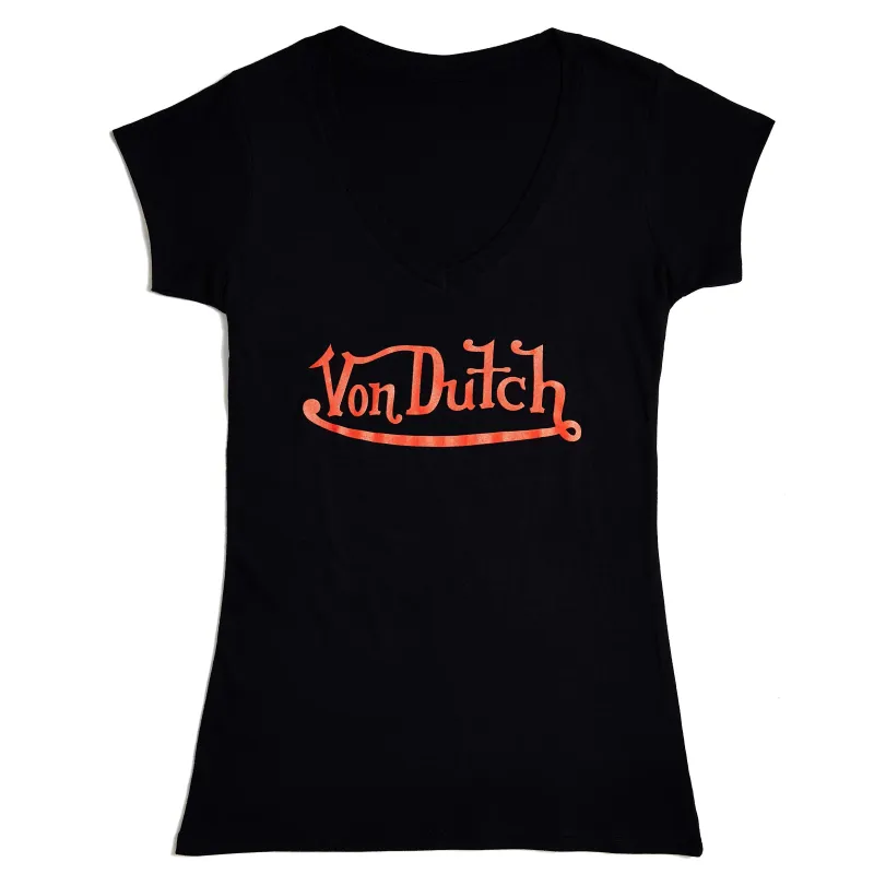 Originals Red on Black V Neck made by Von Dutch