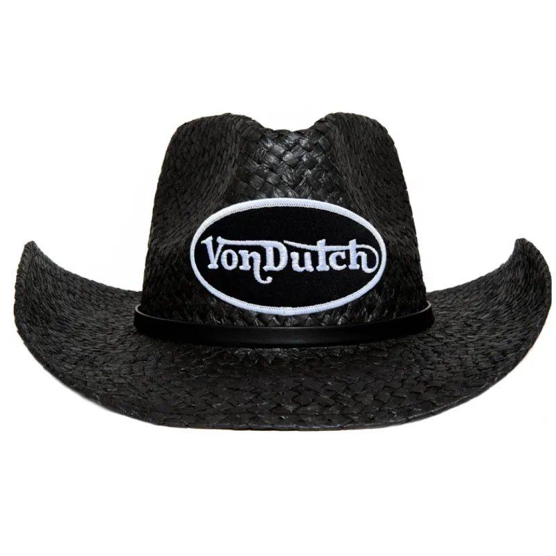 Black & White Vintage Ranch Cowboy Hat sold by Von Dutch