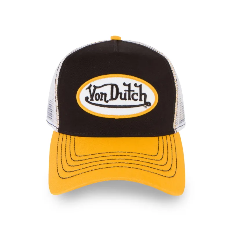 Black with Yellow Trucker sold by Von Dutch