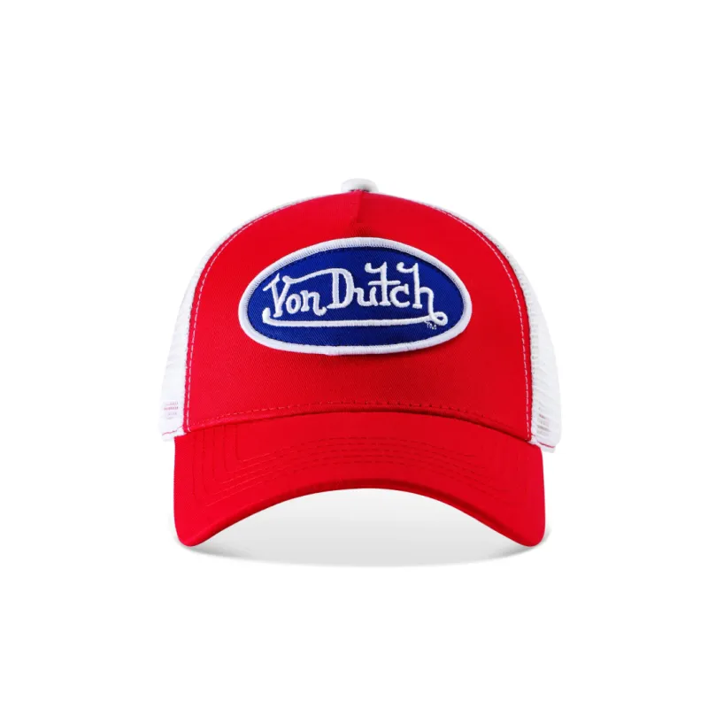 Von Dutch '4th' Trucker Hat - Red sold by Von Dutch