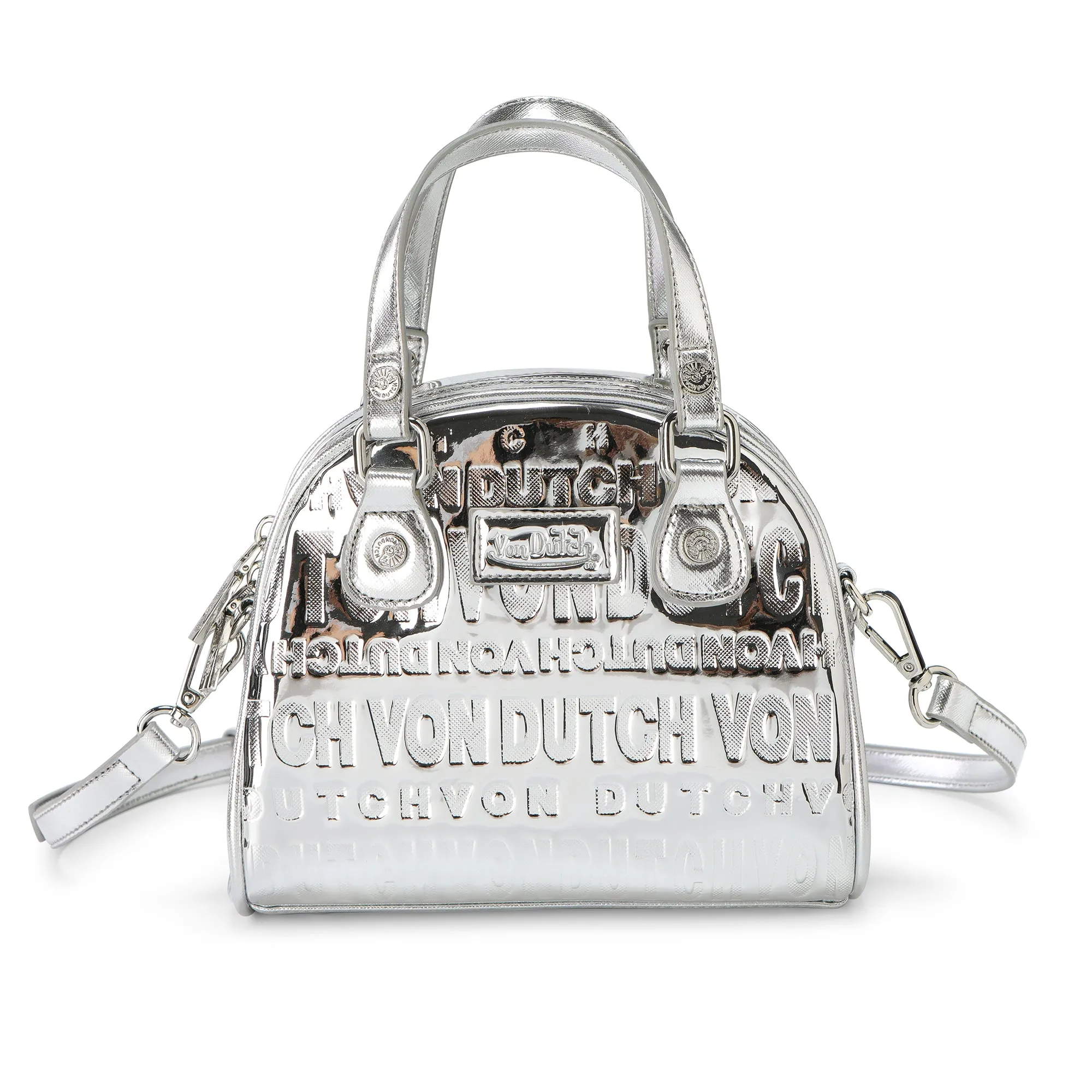 Von Dutch Silver Foil Reflective Bowling Bag sold by Von Dutch product image thumbnail 4