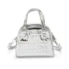 Silver Foil Reflective Bowling Bag sold by Von Dutch