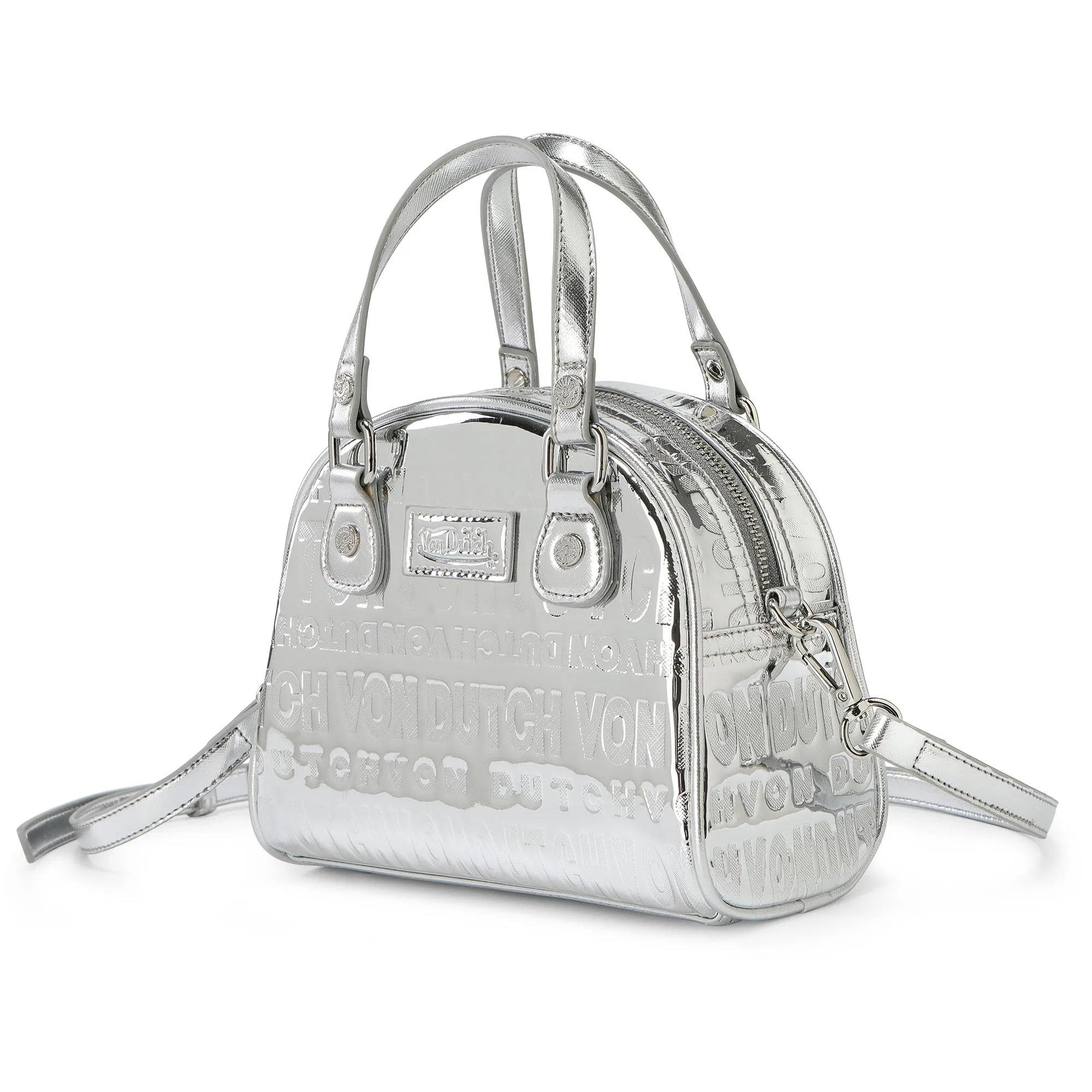 Von Dutch Silver Foil Reflective Bowling Bag sold by Von Dutch product image thumbnail 3