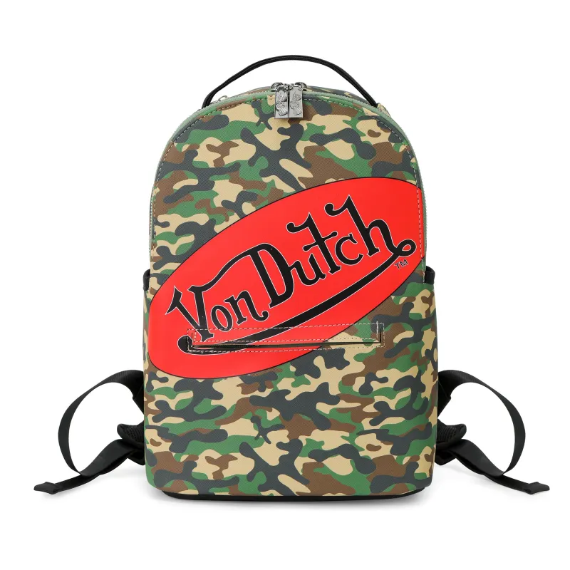 Large Green Camo Backpack sold by Von Dutch