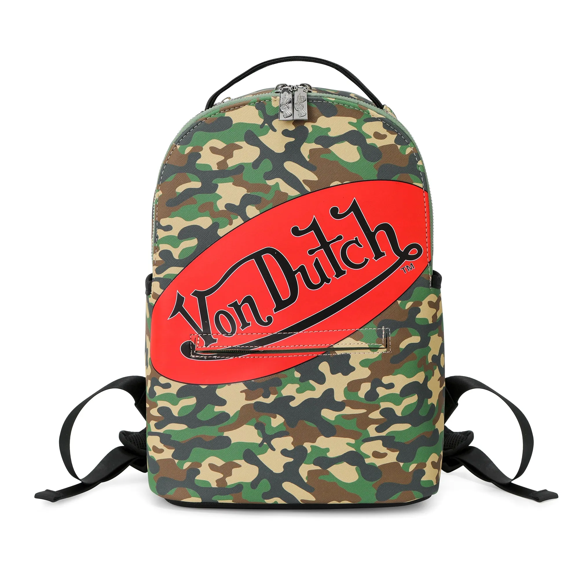 Large Green Camo Backpack sold by Von Dutch