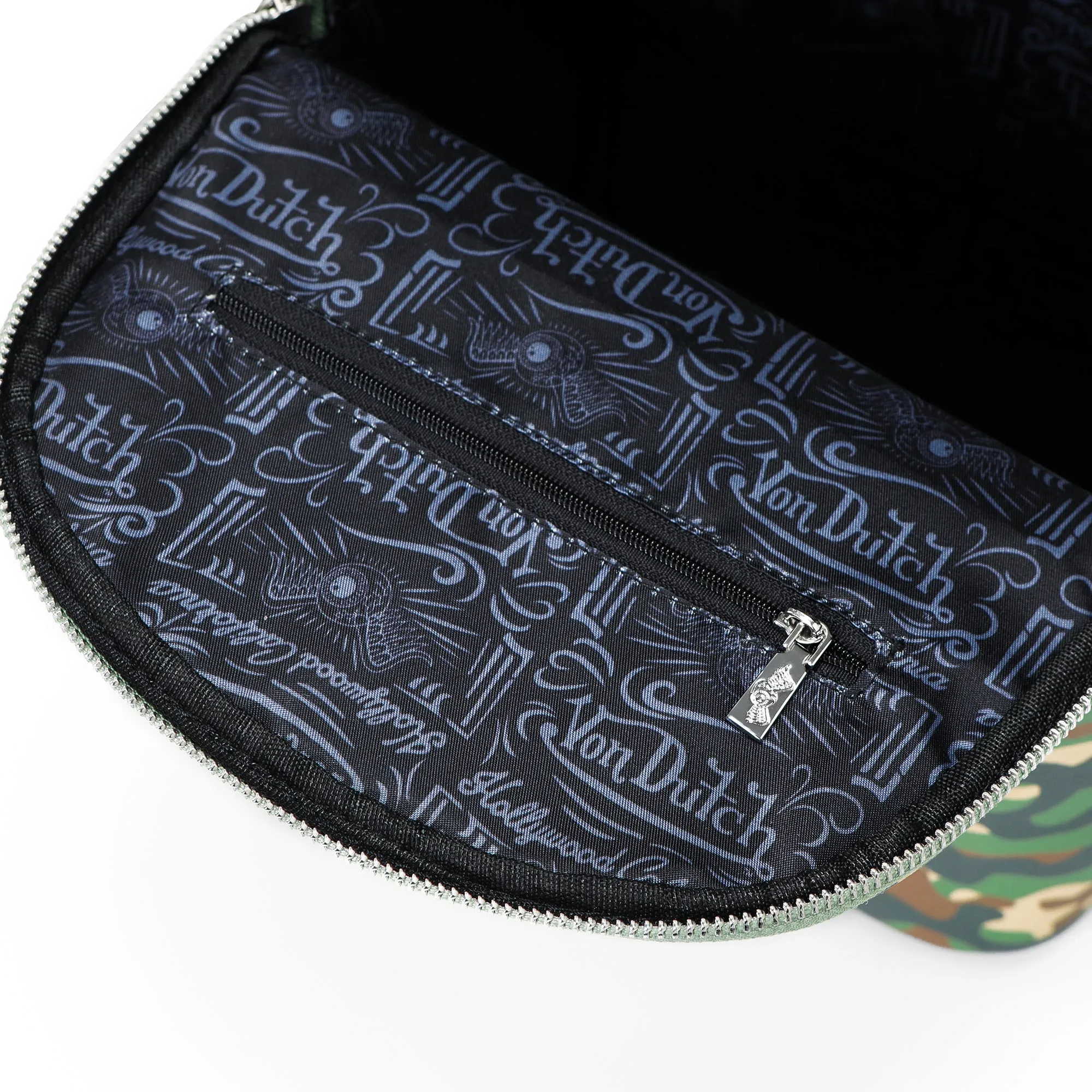 Large Green Camo Backpack sold by Von Dutch product image thumbnail 5