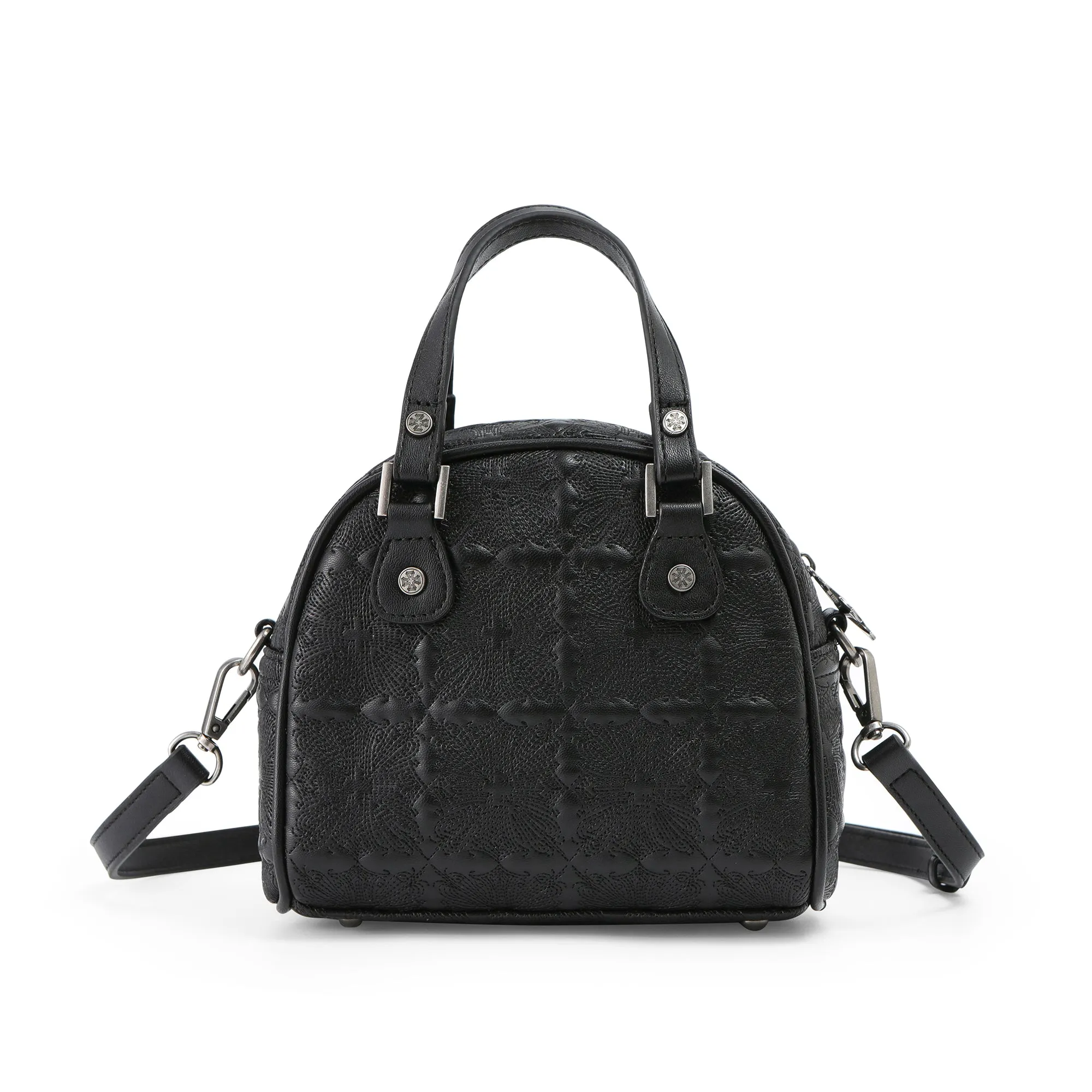 Embroidered Chopper Bowling Bag - Black sold by Von Dutch product image thumbnail 3