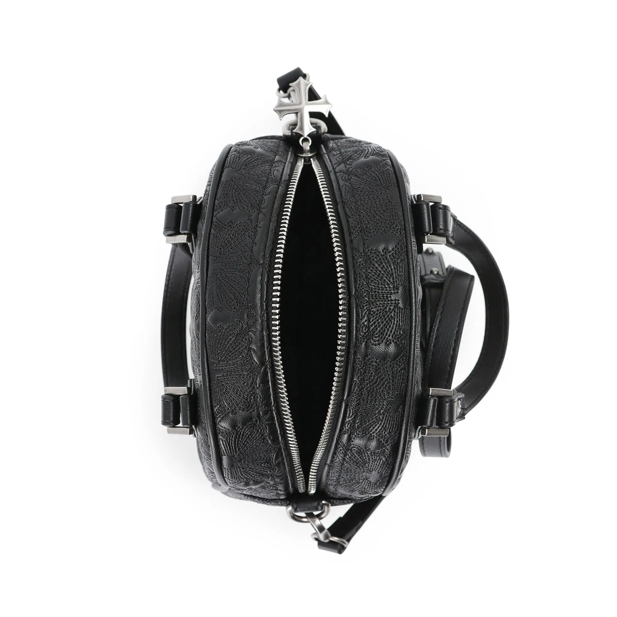 Embroidered Chopper Bowling Bag - Black sold by Von Dutch product image thumbnail 5
