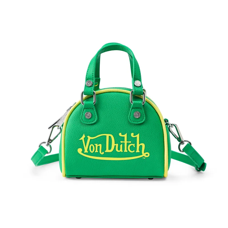 Von Dutch Mini Bowling Bag - Lime Green & Yellow sold by Von Dutch