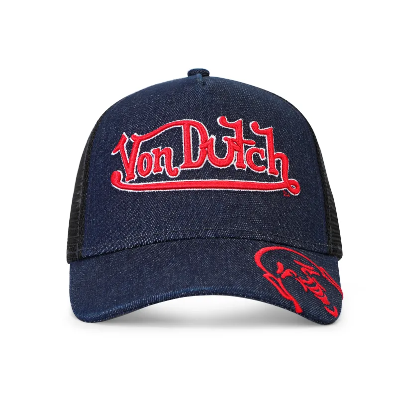 Von Dutch x True Religion Denim Trucker Hat sold by Von Dutch
