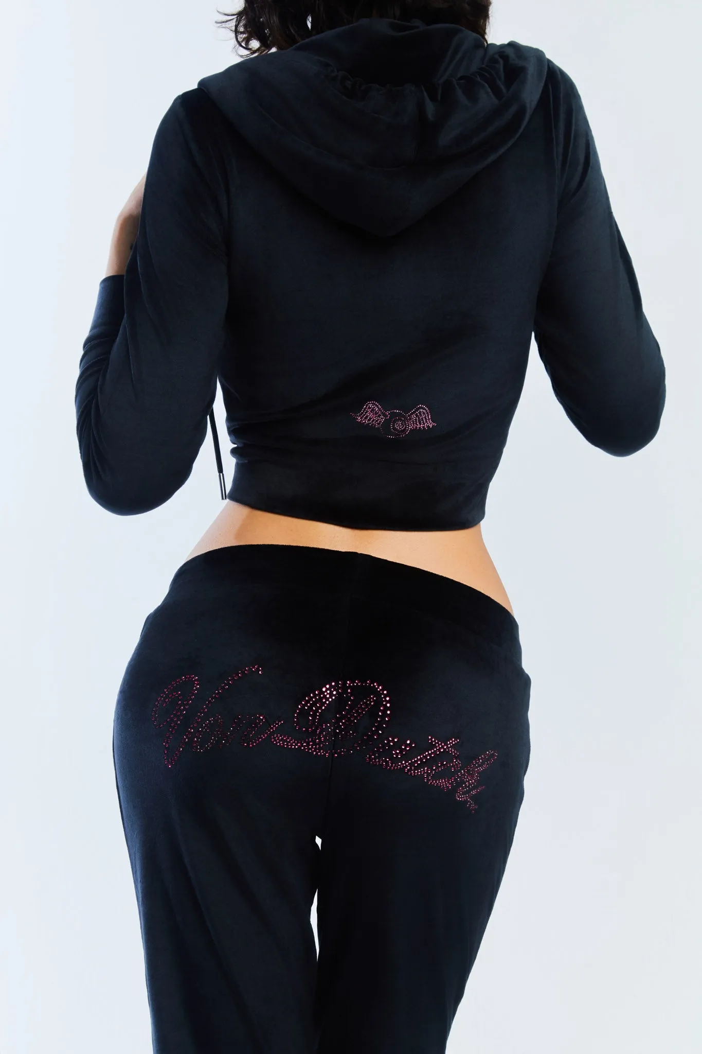Velour Sweats - Black sold by Von Dutch product image thumbnail 4