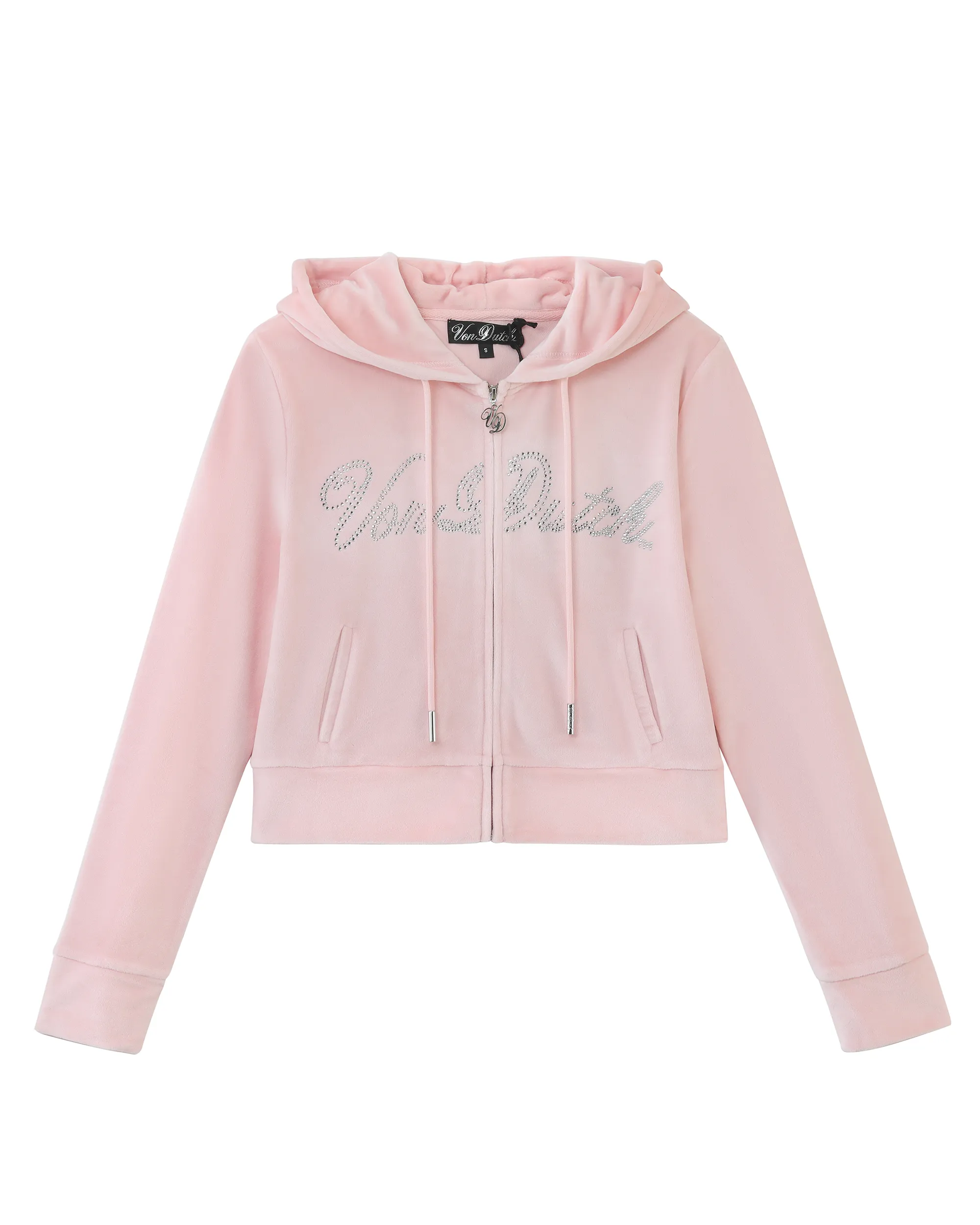 Velour Zip Up - Pink sold by Von Dutch product image thumbnail 2