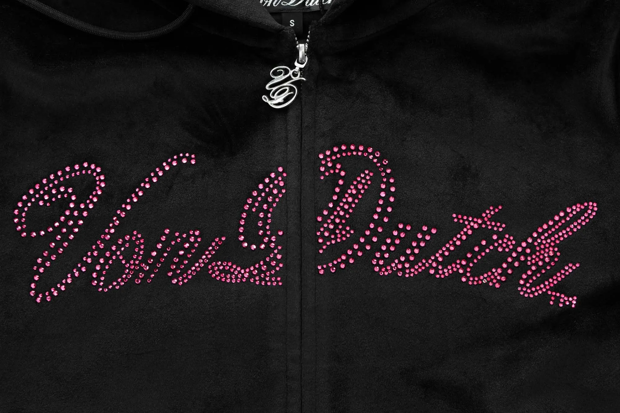 Velour Zip Up - Black sold by Von Dutch product image thumbnail 3