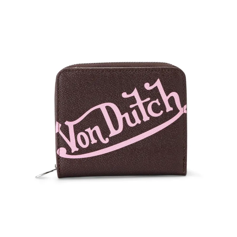 Flying Eye Signature Zip-up Wallet made by Von Dutch