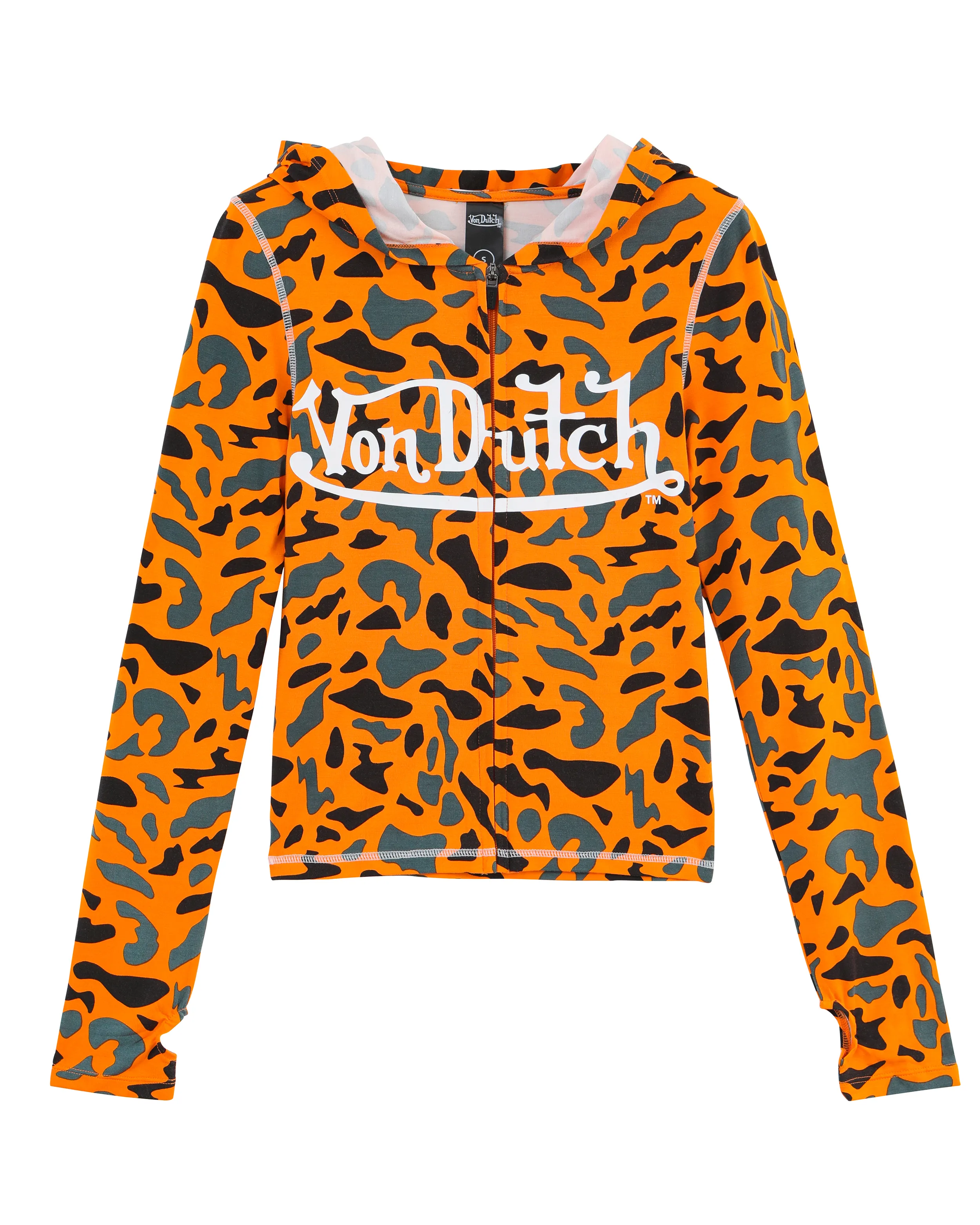 VON DUTCH ROXY TOP - ORANGE CAMO sold by Von Dutch