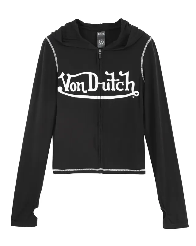 VON DUTCH ROXY TOP - BLACK sold by Von Dutch