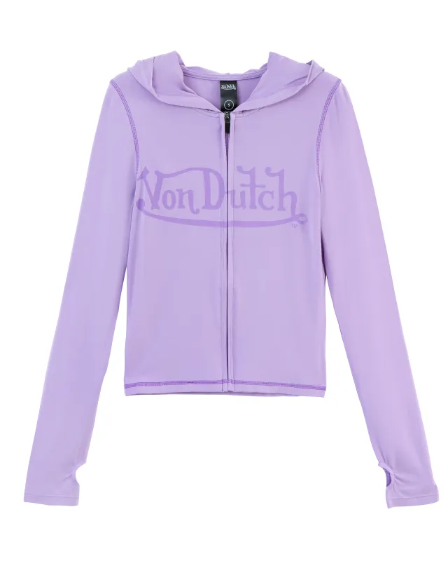 YOGA TOP - PURPLE sold by Von Dutch