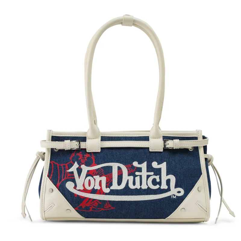 Von Dutch x True Religion Lane Shoulder Bag - Cream sold by Von Dutch