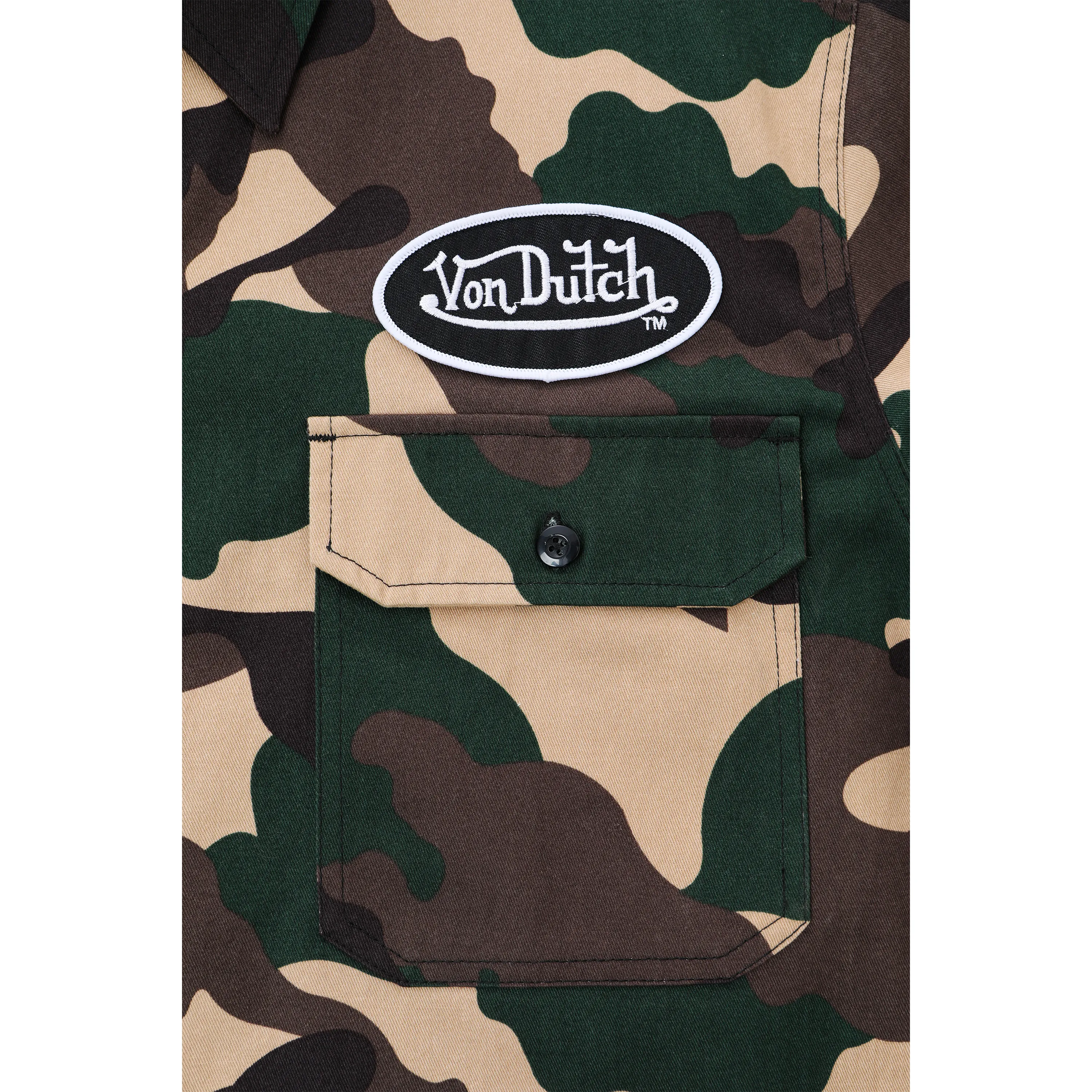 Classic Mechanic Shirt - Camo sold by Von Dutch product image thumbnail 4