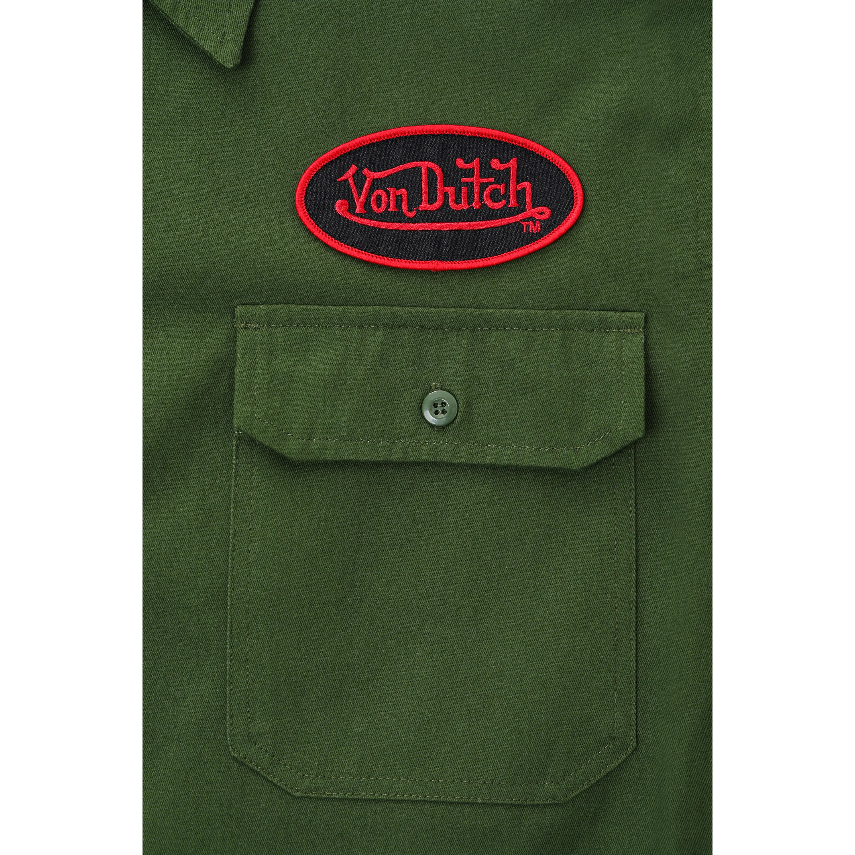Classic Mechanic Shirt - Olive sold by Von Dutch product image thumbnail 5