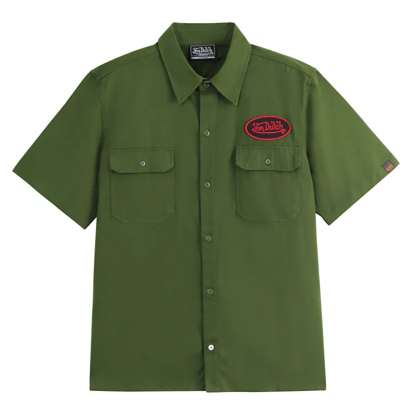 Classic Mechanic Shirt - Olive sold by Von Dutch